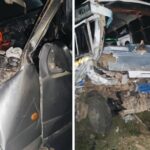 भिंड में बारात से लौट रही बस ने कार को मारी भीषण टक्कर, 5 की मौके पर मौत; 7 घायल