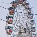 चलते झूले पर मधुमक्खियों का हमला, तीन बच्चे गंभीर — मेले में मची अफरा-तफरी