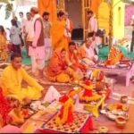 गनियारी वार्ड-41 में देवतन कुंवर पंचमुखी हनुमान मंदिर की प्राण प्रतिष्ठा