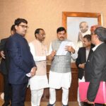 भोपाल में मुख्यमंत्री से मिला प्रतिनिधिमंडल, जिला न्यायालय की समस्याएं रखीं