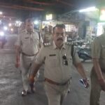 मोरवा के विभिन्न क्षेत्रों में पुलिस का पैदल मार्च, लोगों को दिया सुरक्षा का भरोसा