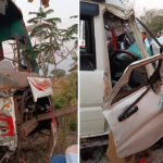 शादी से लौट रही कार की बस से टक्कर, 6 की मौत, कई गंभीर