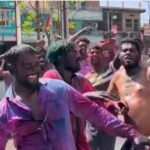 सिंगरौली में हुरियारों ने जमकर उड़ाया रंग-गुलाल, होली गीतों पर युवाओं ने किया जमकर डांस