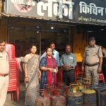 अवैध गैस सिलेंडर उपयोग पर प्रशासन की बड़ी कार्रवाई, 22 सिलेंडर जब्त