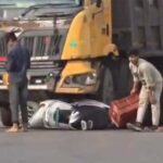 तेज रफ्तार का कहर, दो अलग-अलग हादसों में बाल-बाल बचे वाहन सवार