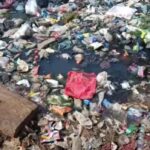 नाली के गंदे पानी और कचरे की दुर्गंध से त्रस्त मोहल्लेवासी