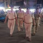 मोरवा में पुलिस की सख्ती: पैदल मार्च से बाजार में अनुशासन का संदेश