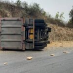 नेशनल हाईवे-39 पर भीषण सड़क हादसा, बाल-बाल बचा चालक