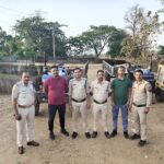 सिंगरौली में अवैध रेत परिवहन पर पुलिस की कार्रवाई, दो ट्रैक्टर-ट्रॉली जब्त