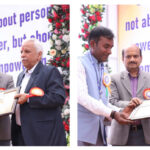ट्रांसमिशन लाइन मेंटेनेंस स्टॉफ अर्जुन कारले एवं आउटसोर्स कर्मी शिवपाल निकुम पुरस्कृत
