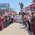 सिंगरौली में राहुल गांधी का पुतला दहन, नारी शक्ति वंदन अधिनियम को लेकर भाजपा का विरोध प्रदर्शन