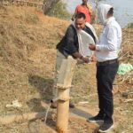 ग्राम पंचायत धानी में राजस्व एवं पीएचई अमले ने अतिक्रमण से मुक्त कराया हैण्डपंप, पेयजल आपूर्ति बहाल