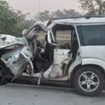 शादी से लौट रहे परिवार की कार ट्रेलर से टकराई, 5 की मौत