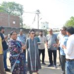नगर निगम आयुक्त ने सुबह 7ः30 बजे किया वार्डों का सघन निरीक्षण