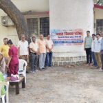 निःशुल्क स्वास्थ्य जांच शिविर में उमड़ी भीड़, 50 से अधिक लोगों ने कराई बीपी-शुगर जांच