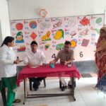 महिला बाल विकास अधिकारी तथा तथा सीएमएचओ ने संयुक्त रूप से किया आंगनबाड़ी केंद्र का निरीक्षण