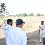 कलेक्टर ने देवसर क्षेत्रांतर्गत स्थित धनहा तालाब का किया निरीक्षण
