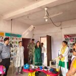 सहायक कलेक्टर ने सासन आंगनवाड़ी केंद्र का किया निरीक्षण