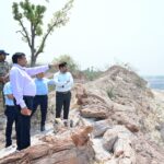 शहर के अधोसंरचना विकास हेतु रीवा कमिश्नर ने प्रमुख स्थलों का किया भ्रमण