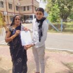चोरी और आगजनी मामले में कार्रवाई नहीं होने पर विधवा महिला ने एसपी से लगाई गुहार