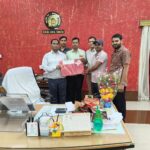 डीज़ल शाखा नकज में सीनियर डीईई सुशांत कुमार को भावभीनी विदाई