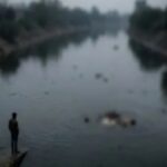 पत्नी और तीन बच्चों को पिता ने नदी मे फेका, तीनो बच्चों कि मौत