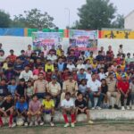स्टेडियम पहुंचे एसपी, खिलाड़ियों को दिया अनुशासन और सड़क सुरक्षा का संदेश