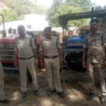 अवैध खनिज परिवहन पर खनिज विभाग की बड़ी कार्रवाई, चार वाहन जब्त