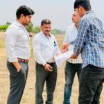 कलेक्टर ने किया स्पोर्ट्स कॉम्प्लेक्स निर्माण स्थल का निरीक्षण