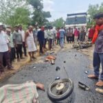 महुआ गांव में भीषण सड़क हादसा, युवक की मौके पर मौत