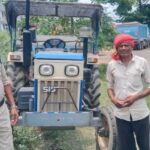 बिना अभिवहन पास गिट्टी-डस्ट का परिवहन, ट्रैक्टर-ट्रॉली जब्त