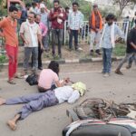 कटंगी बायपास पर दर्दनाक हादसा: खड़े ट्रक से टकराई बाइक, पिता की मौत, बेटी गंभीर घायल
