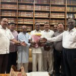 लेबर कंस्ट्रक्शन वर्कर्स यूनियन ने श्री जैन को सम्मानित किया