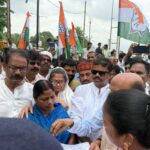 फर्जी मुकदमे वापस लेने की मांग पर कांग्रेस का शक्ति प्रदर्शन, एसपी कार्यालय का घेराव
