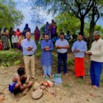 पार्षद अनिल वैश्य ने 10.12 लाख रुपये की लागत से बनने वाली डब्ल्यूबीएम सड़क का किया भूमि पूजन
