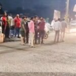 स्टेडियम क्रॉसिंग पर दो बाइकों की आमने-सामने टक्कर, दोनों चालक गंभीर