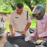 यातायात व्यवस्था सुचारू रखने के लिए चलाया गया सघन जांच अभियान