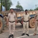मुहेर खदान में रेत-बोल्डर चोरी का भंडाफोड़