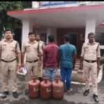 अमलोरी इंडेन गैस गोदाम में सेंधमारी कर सिलेंडर चोरी करने वाले दो आरोपी गिरफ्तार
