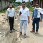 ढोटी शिव मंदिर से क्रिडो ग्रो अकादमी मार्ग की बदहाल स्थिति का मामला उठा