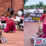 राम मंदिर मुद्दे पर सपा सांसदों का संसद परिसर में प्रदर्शन, जांच और चर्चा की मांग