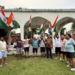 हर घर तिरंगा अभियान के तहत व्यापारियों ने निकाली मोटरसाइकिल रैली