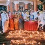 हनुमान मंदिर चितरंगी में 525 दीपों से जगमगाया परिसर
