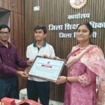 डीपीएस विंध्यनगर के छात्र आर्यन जायसवाल को मिला प्रतिभा सम्मान