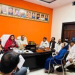 भाजपा जिला कार्यालय में ‘सेवा संकल्प अभियान’ को लेकर बैठक संपन्न
