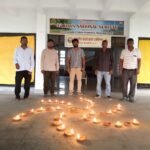 शासकीय महाविद्यालय रजमिलान में जलाए आशीर्वाद के दीप