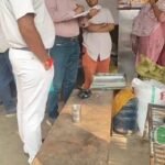 अवध मिष्ठान भंडार में खाद्य विभाग का छापा, 50 किलो सामग्री नष्ट कराई