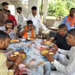 भाजपा पूर्व जिला उपाध्यक्ष प्रवीण तिवारी के आवास पर गणेशोत्सव का समापन, भंडारे में उमड़े श्रद्धालु