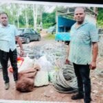 कबाड़ की दुकान से दो लाख का तार जब्त