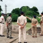 गणेश विसर्जन घाटों का एसपी ने किया निरीक्षण